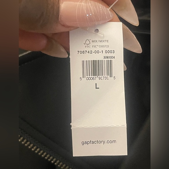 BRAND NEW!!!! GAP Leather Moto Jacket - Picture 6 of 10